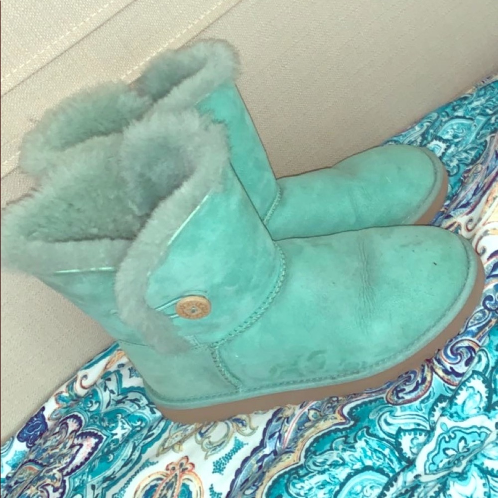 Turquoise Ugg boots